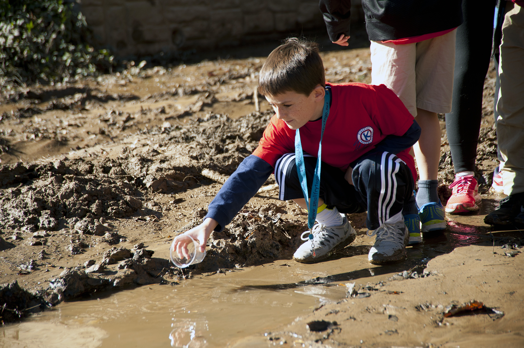 Students release fish into Chattahoochee River for STEM Program