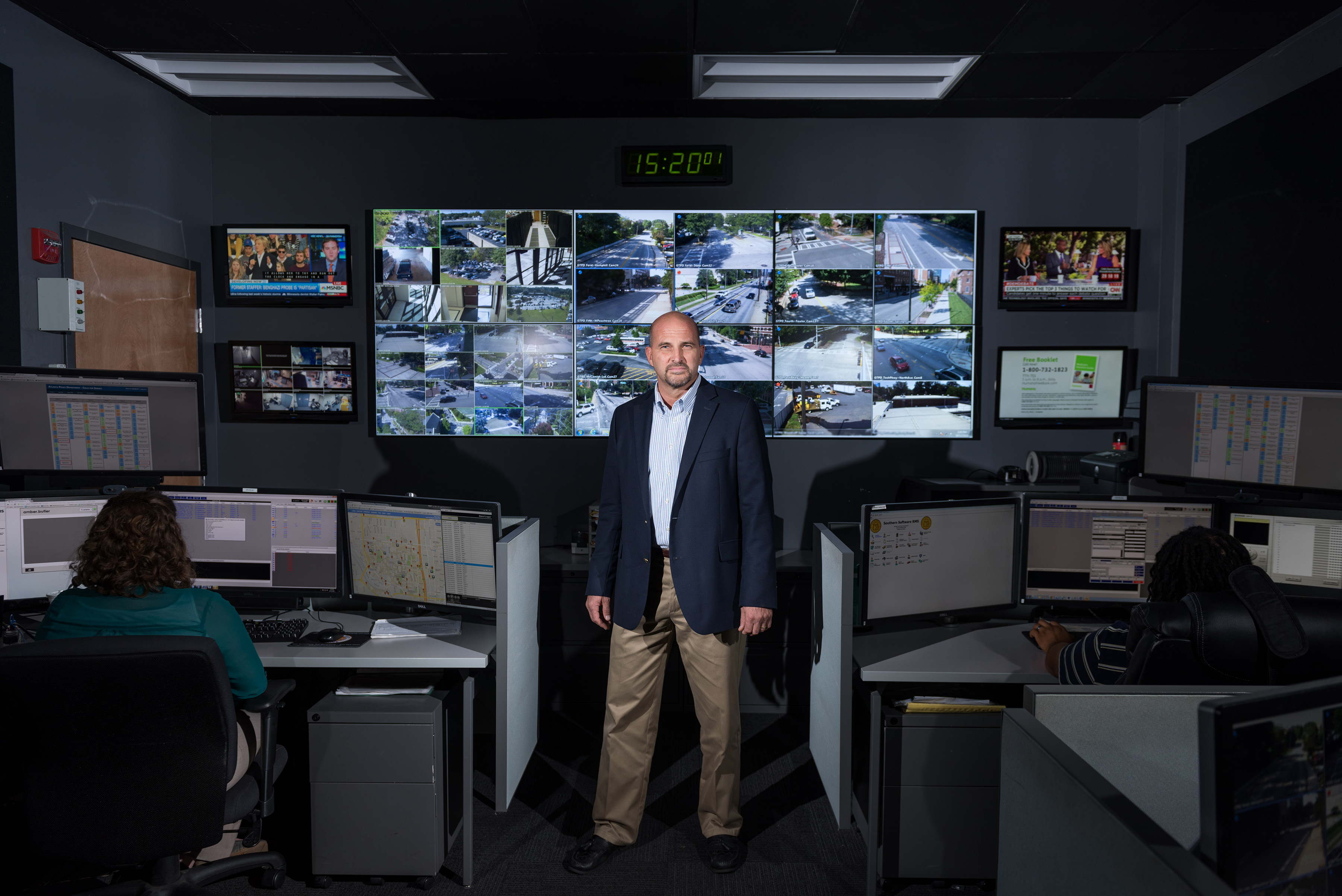 John Wandelt, a principal research scientist who directs the Information Exchange and Architecture Division of  GTRI, has been helping agencies share data for more than 20 years. (Rob Felt, Georgia Tech)