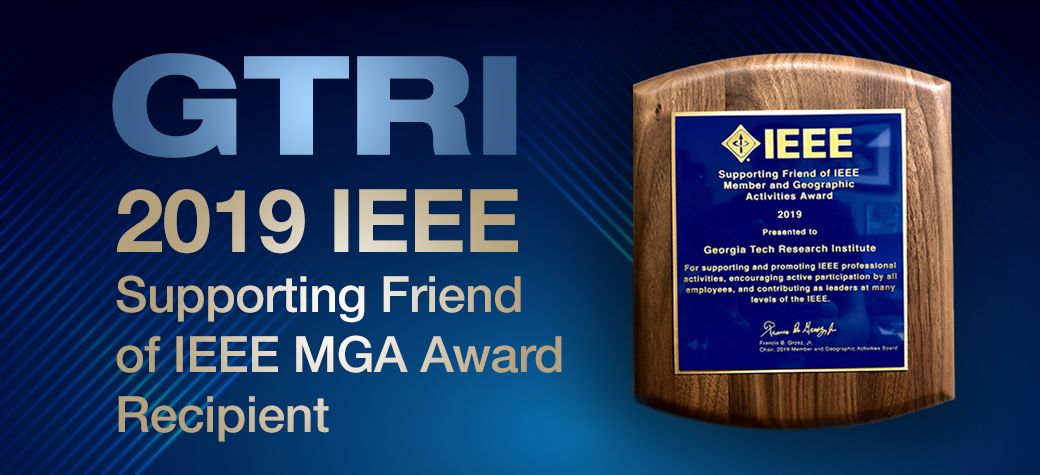 Award-plague-presented-to-the-Georgia-Tech-Research-Institute-(GTRI)-from-the-Institute-of-Electrical-and-Electronics-Engineers-(IEEE)