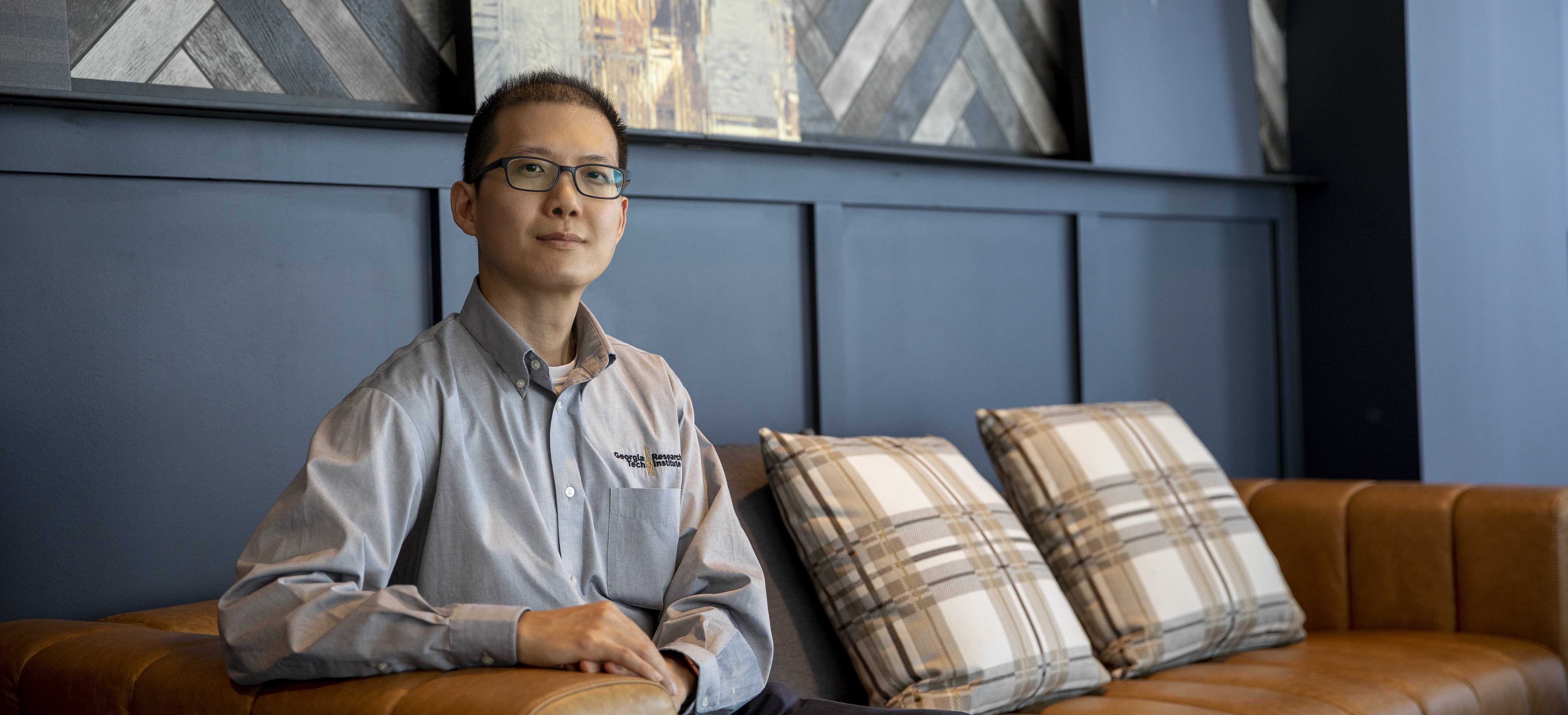 GTRI Senior Research Scientist David Tran realized that he could use his artistic mindset in the computer science field. (Credit: Sean McNeil)