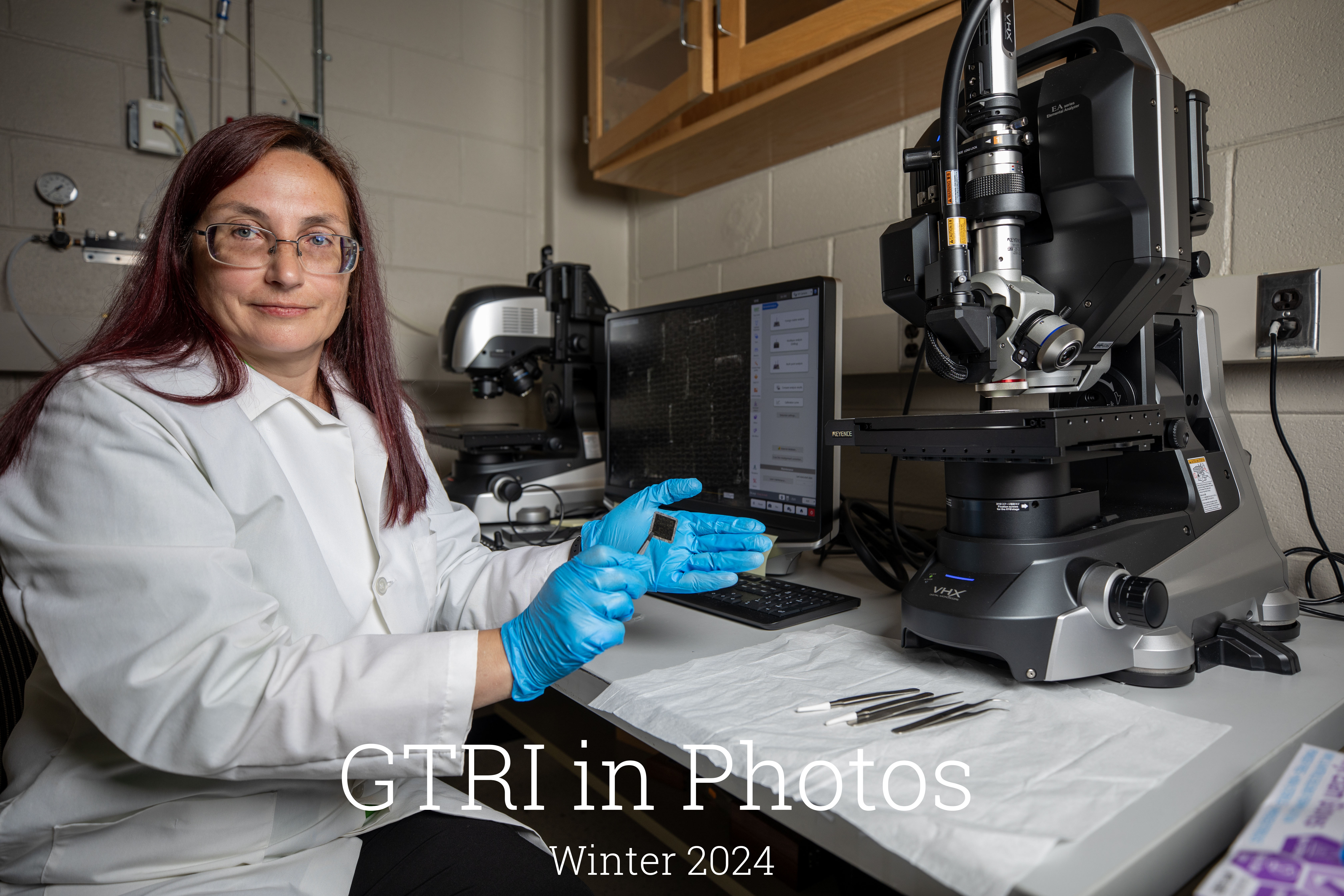GTRI researchers shows materials sample