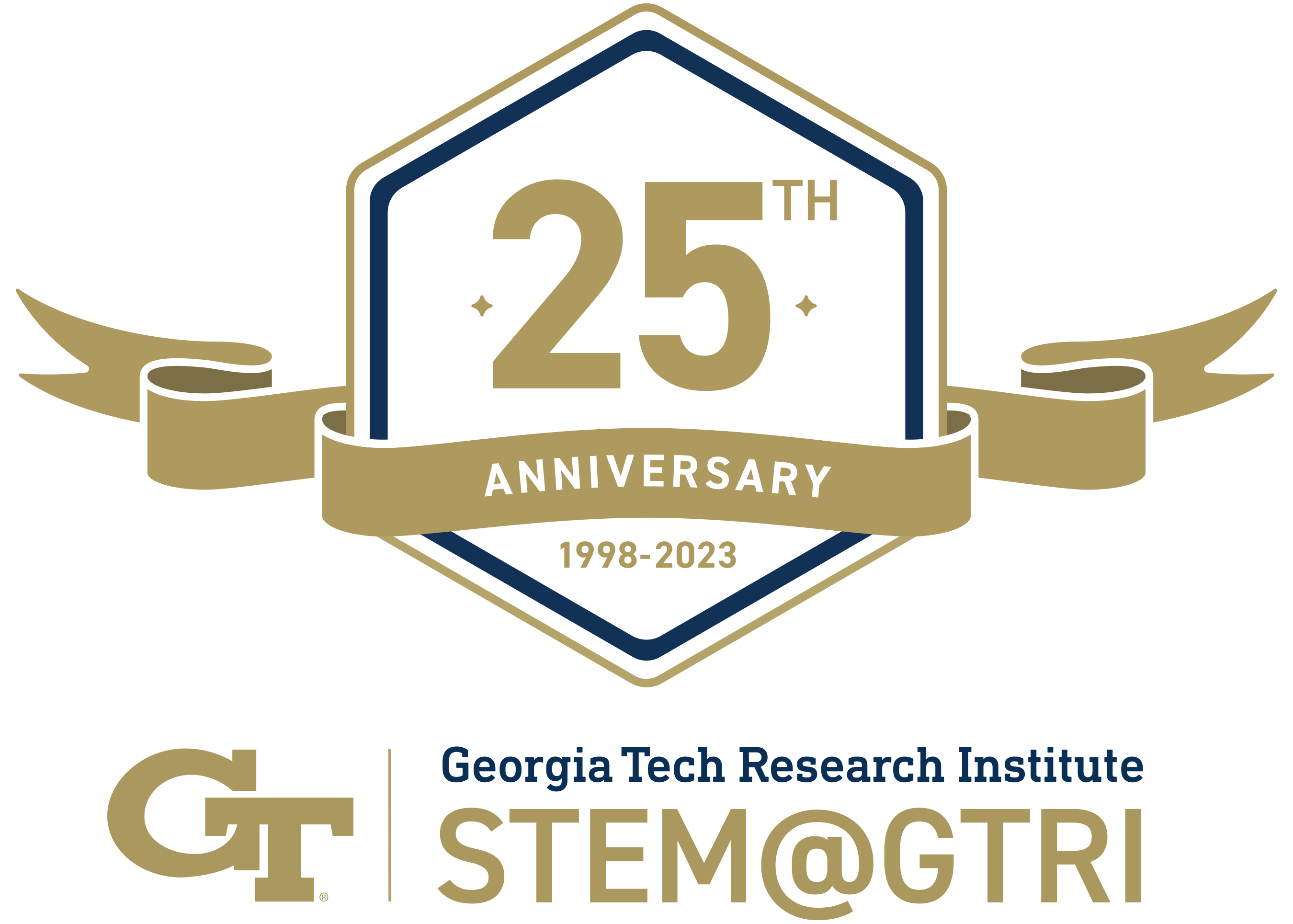 STEM@GTRI 25th Anniversary emblem