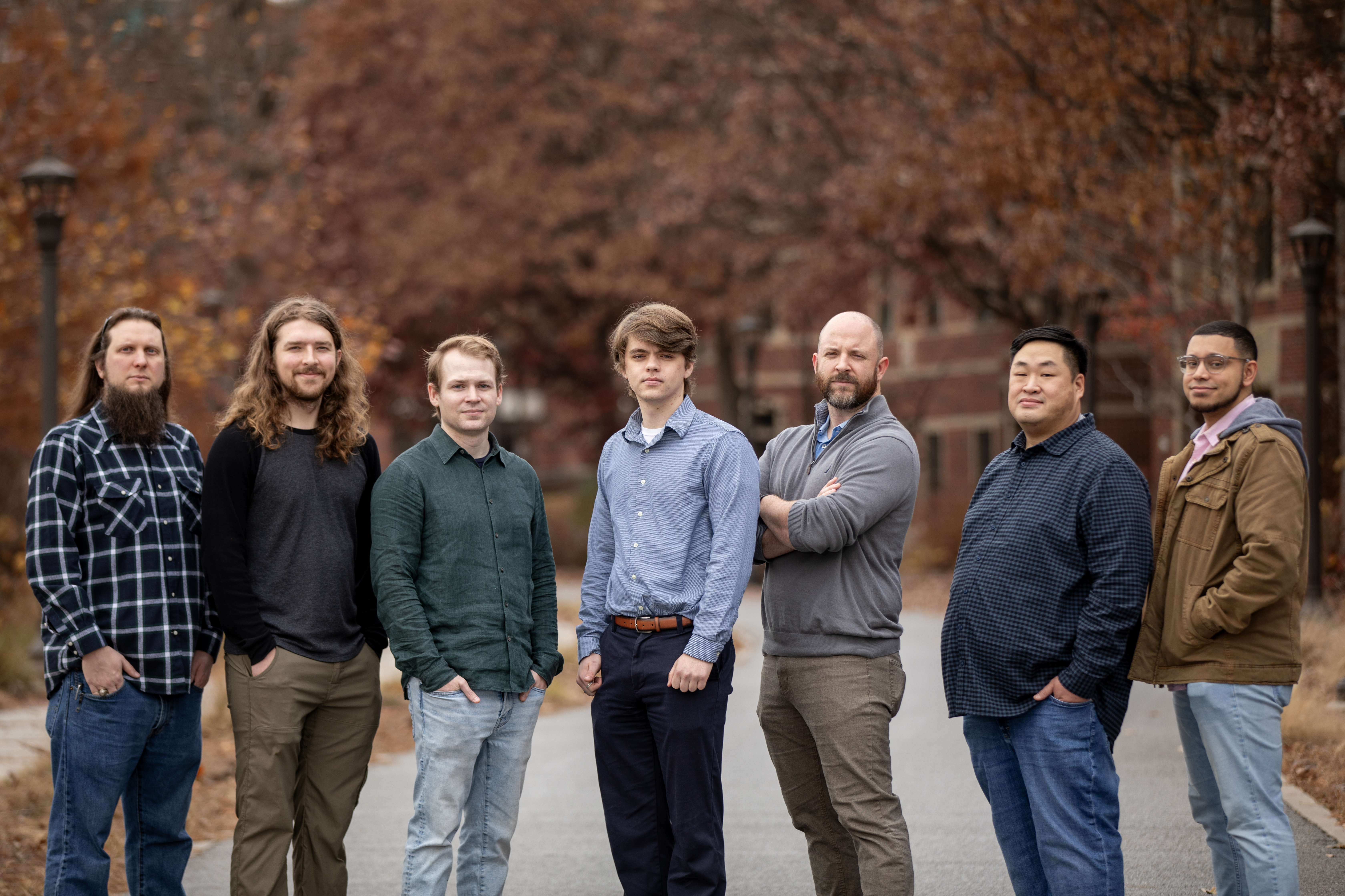 A group of seven GTRI researchers who recently placed in the 2024 Southeastern Cyber Cup competition.