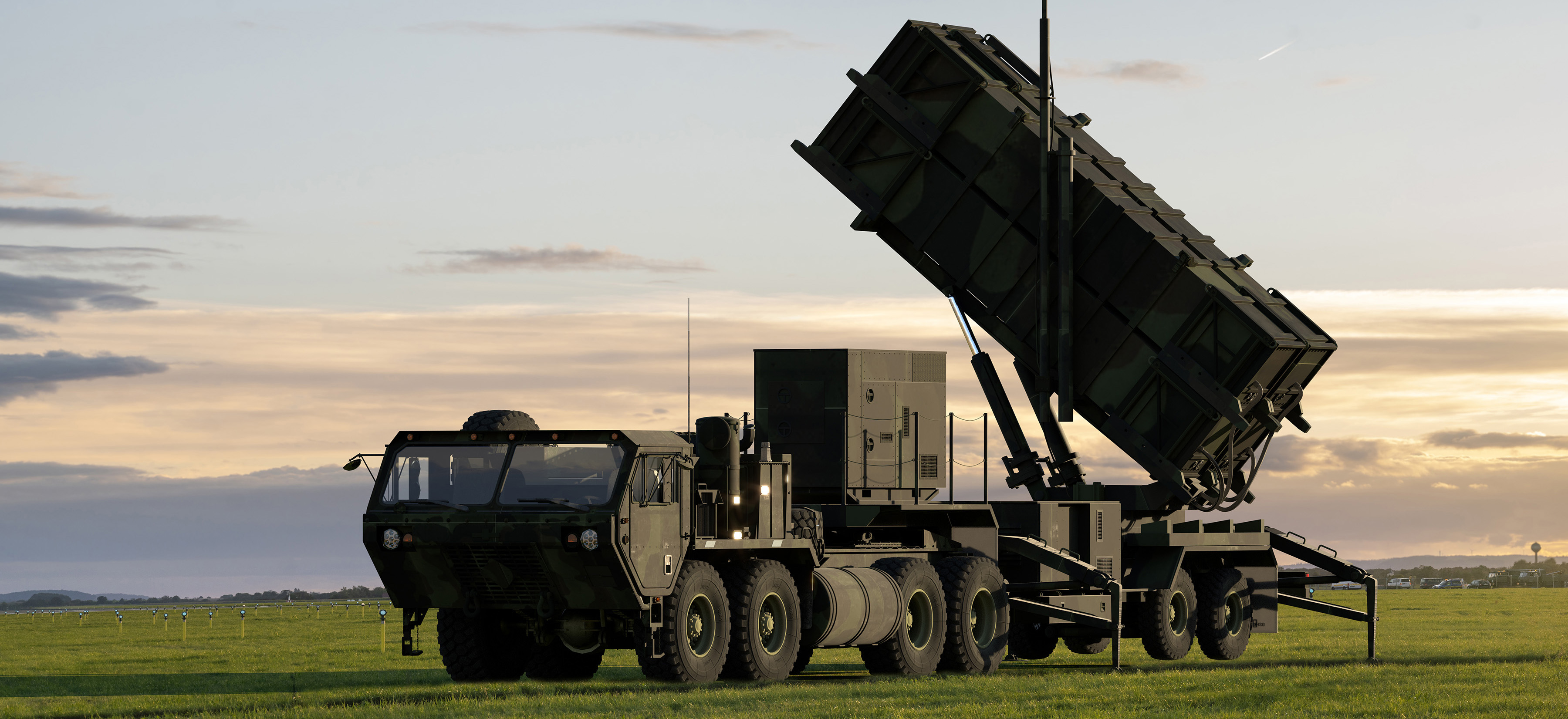 A Patriot missile system