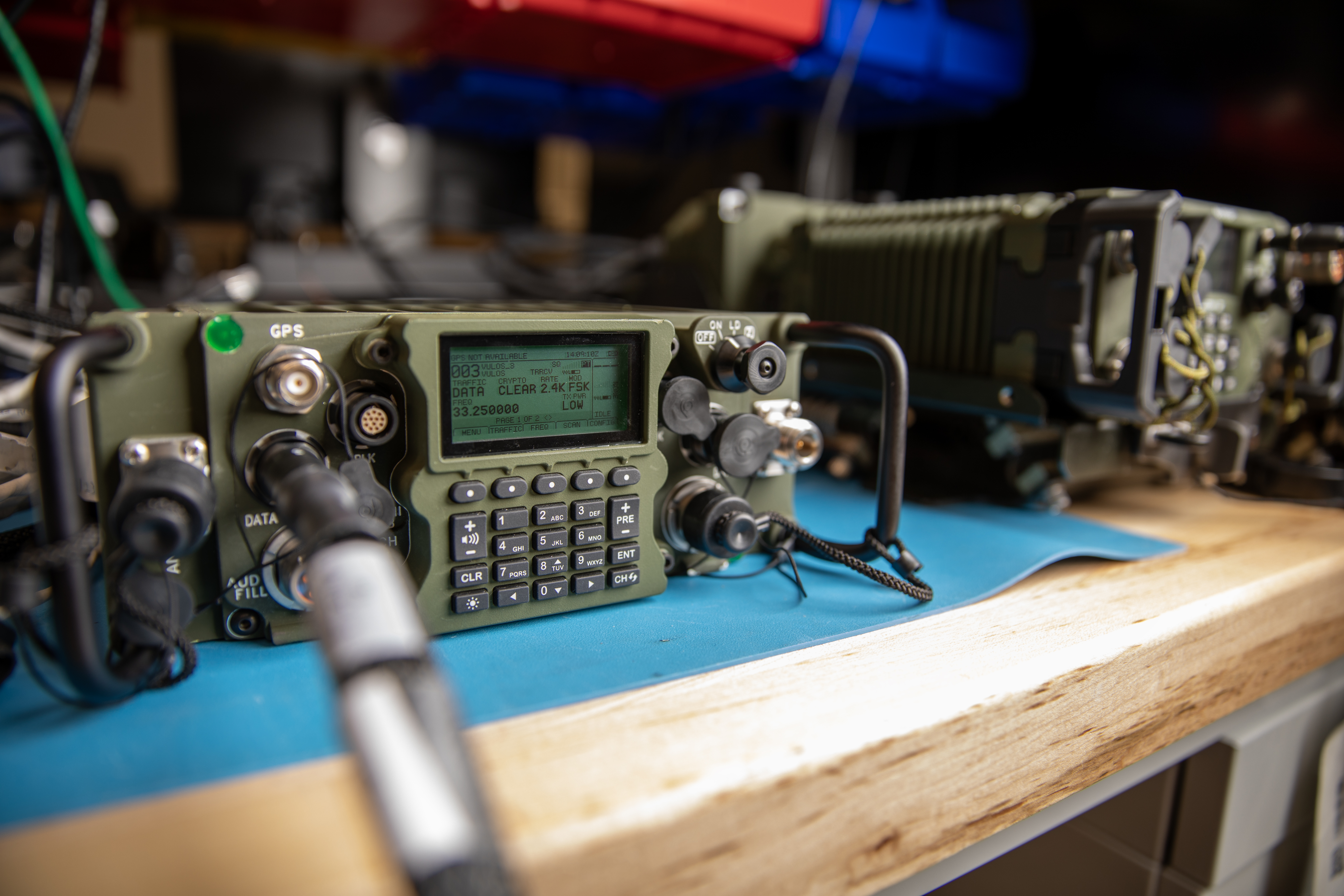 AGNR radio configures for single-channel VHF communications.