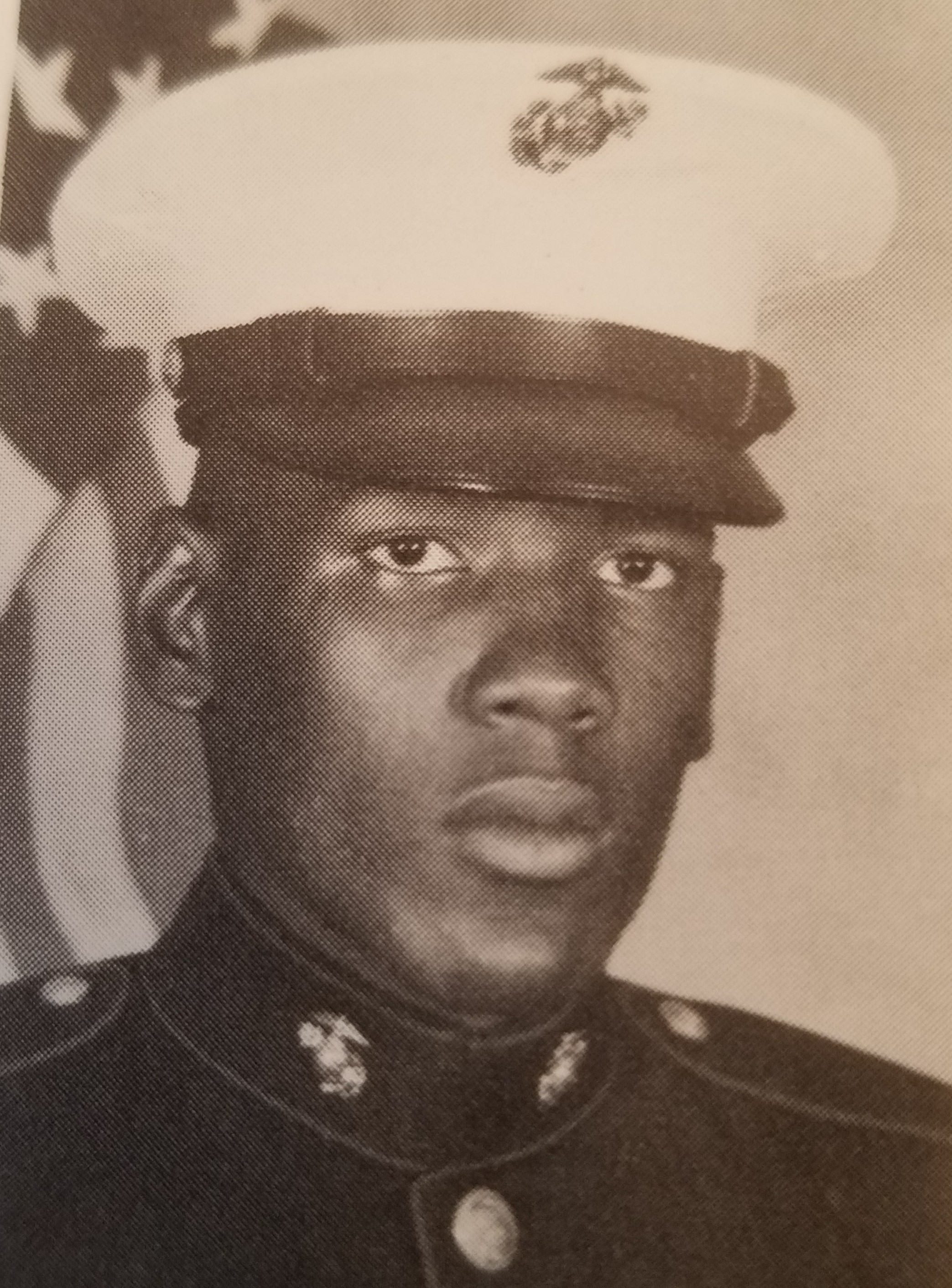 Troy Littles Portrait in the military in the past