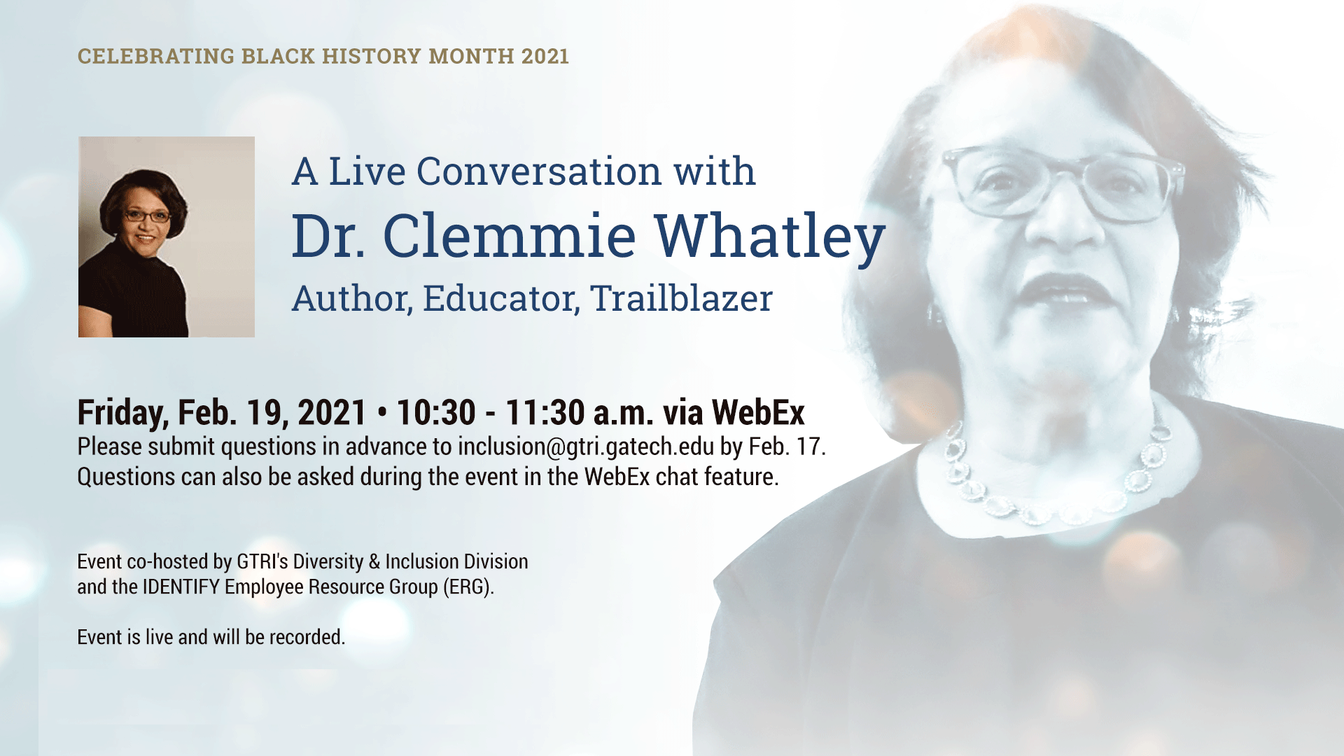 A Conversation with Clemmie Whatley