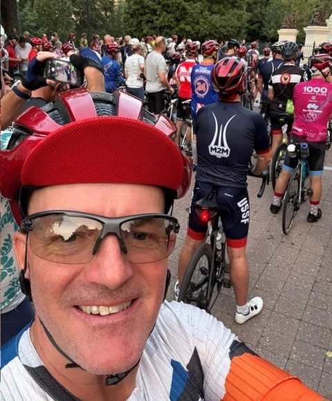 GTRI rider at the starting line