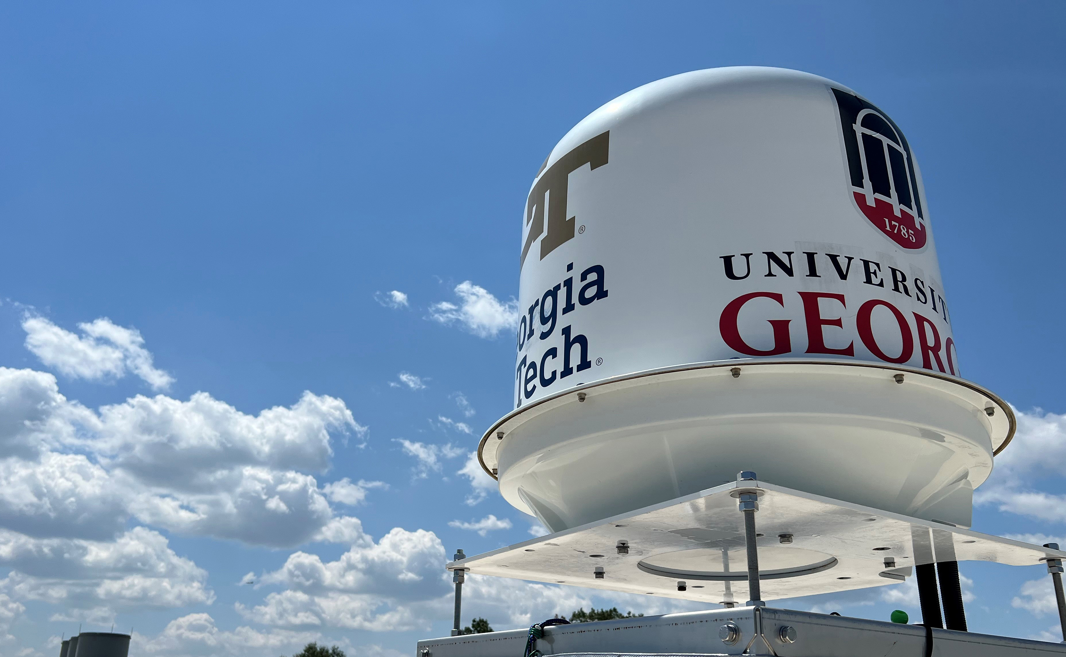 Weather radar shown installed at Georgia Gwinnett College