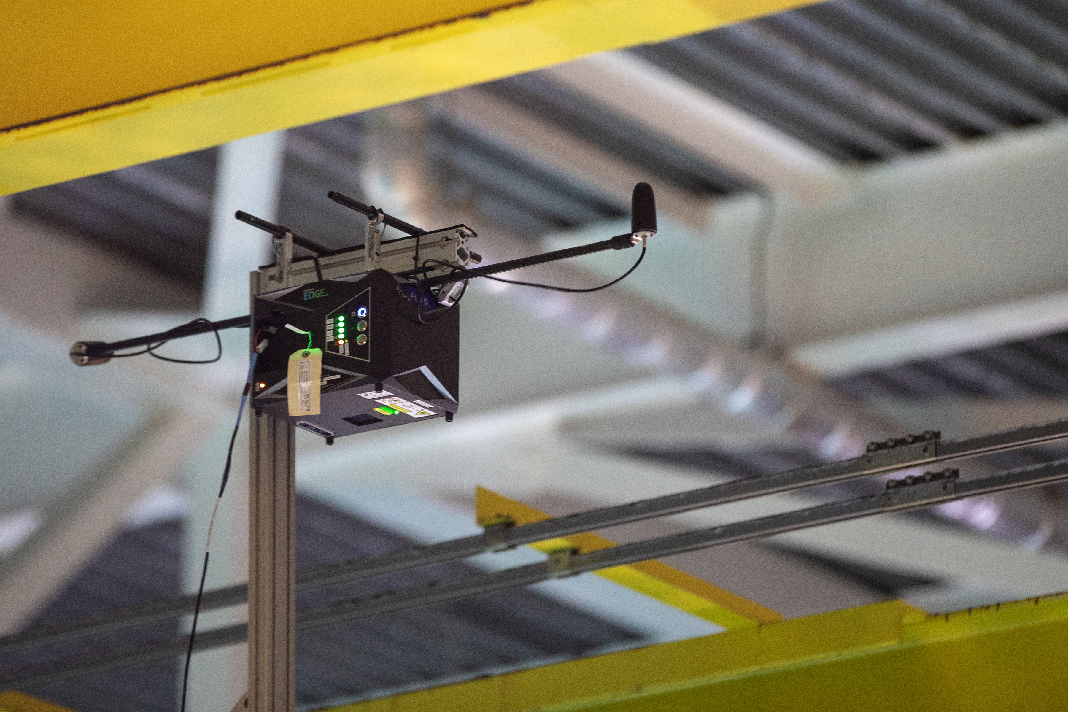 Lidar device used to map the exhibit