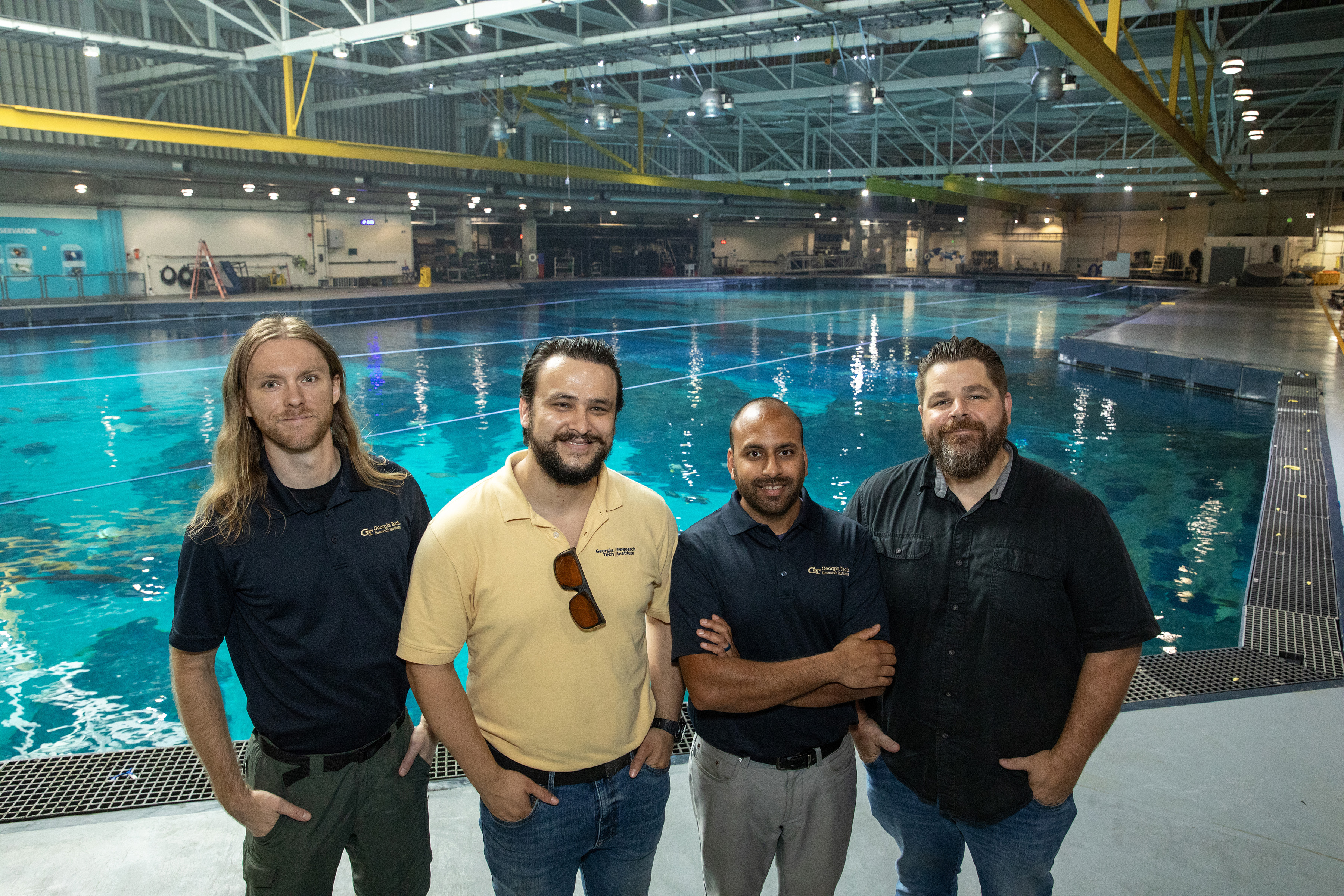 GTRI team at Ocean Voyager exhibit