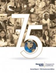 GTRI 2009 Annual Report: 75th Anniversary Edition
