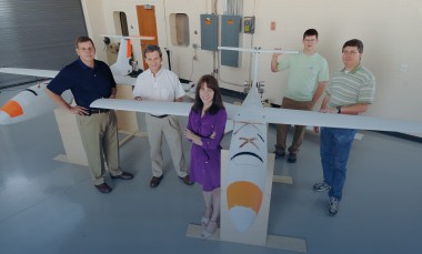 gtri researchers with UAVs