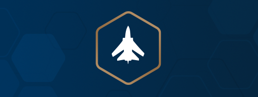 icon of a fighter plane