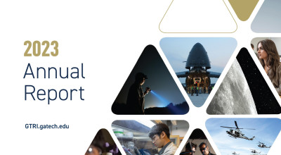 GTRI 2023 Annual Report cover art