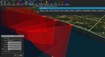 Map created by a GTRI visualization tool, ATOM 