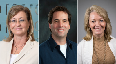 From L to R: Margaret Loper, Ph.D.; Stephen Balakirsky, Ph.D.; Anita Pavadore. 