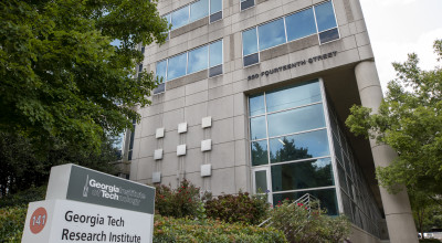 A photo of GTRI's headquarters in Atlanta, GA. 
