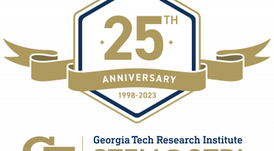 STEM@GTRI 25th Anniversary emblem